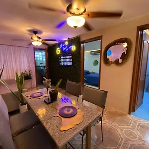 Departamento Pina / Mkt-mercado 28 / 3 Recamaras-rooms Apartamento Cancún